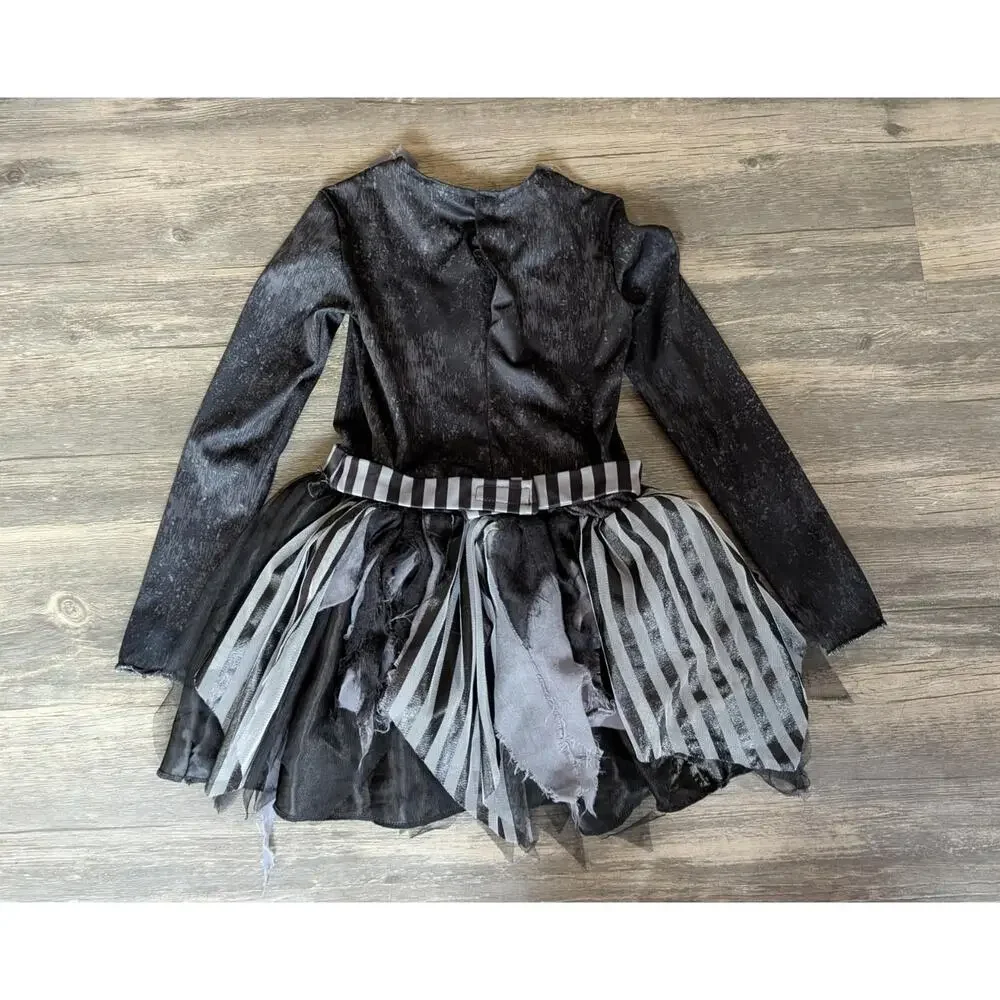 Girl’s Toddler SKELETON PIRATE Halloween Costume Dress Size S - Picture 3 of 7
